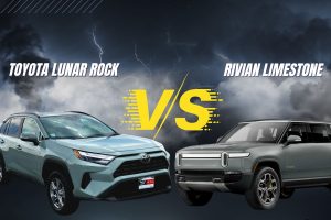 toyota lunar rock vs rivian limestone