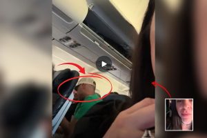 man cheating on airplane