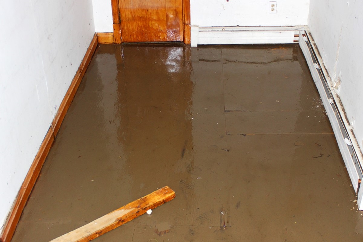 flooded basement drainage cleaning