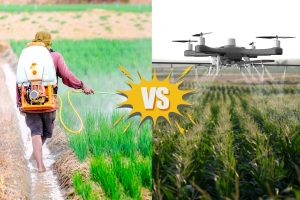 Drone Spraying vs. Manual Spraying