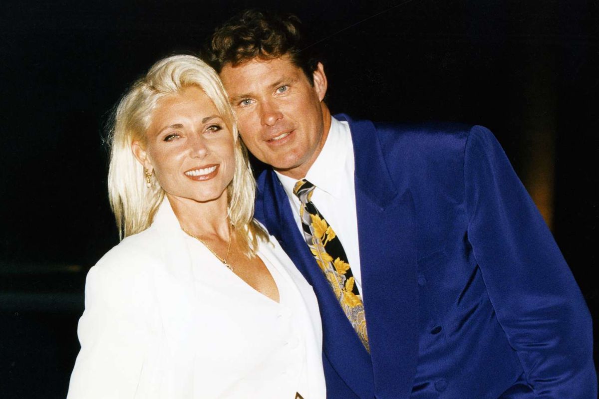 Pamela Bach with David Hasselhoff